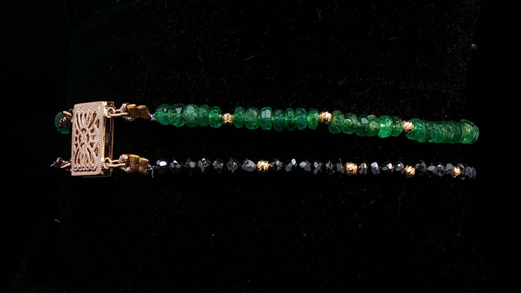 Emerald & Black Diamond