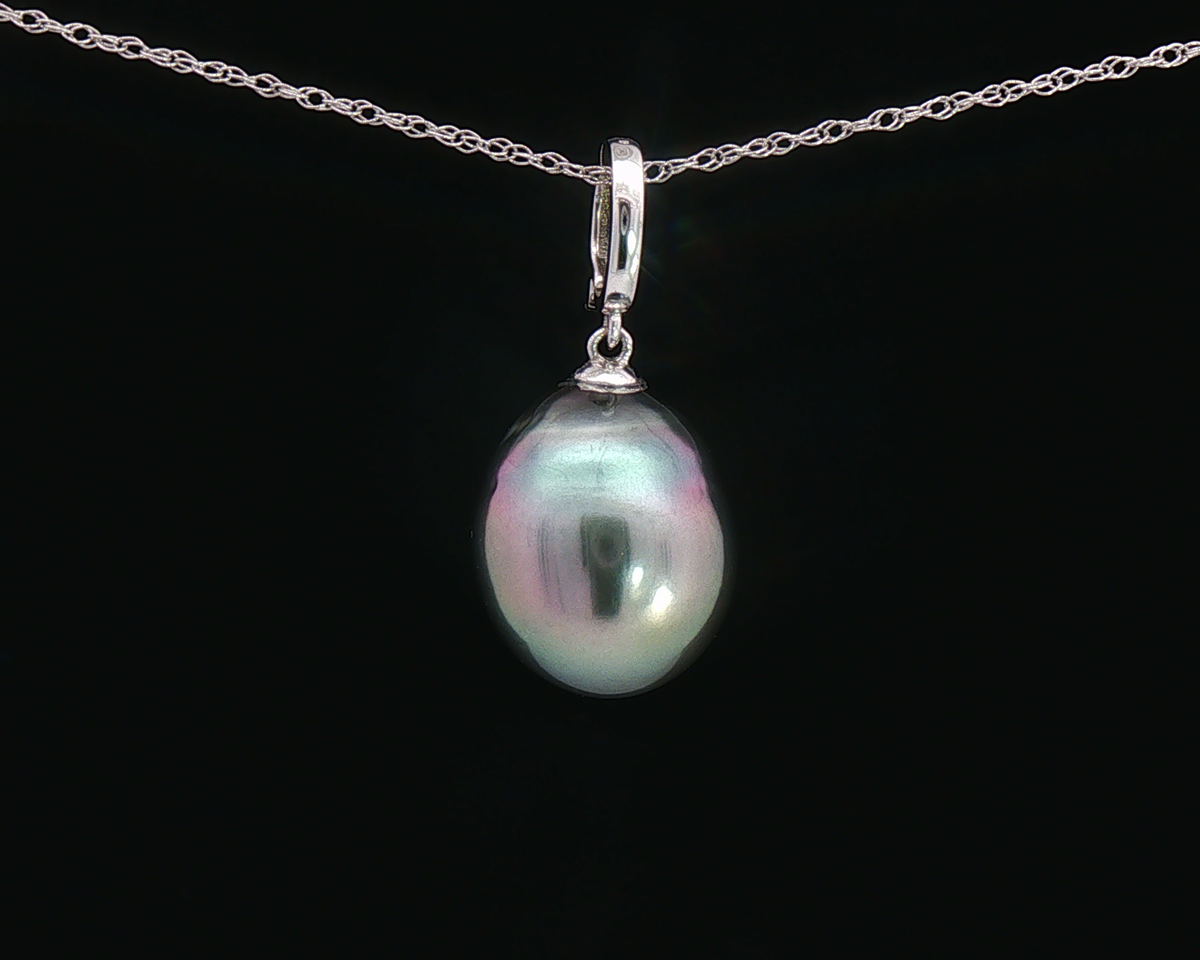 Tahitian Pearl Open Close Pendant