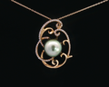 Tahitian Pearl Flower Pendant