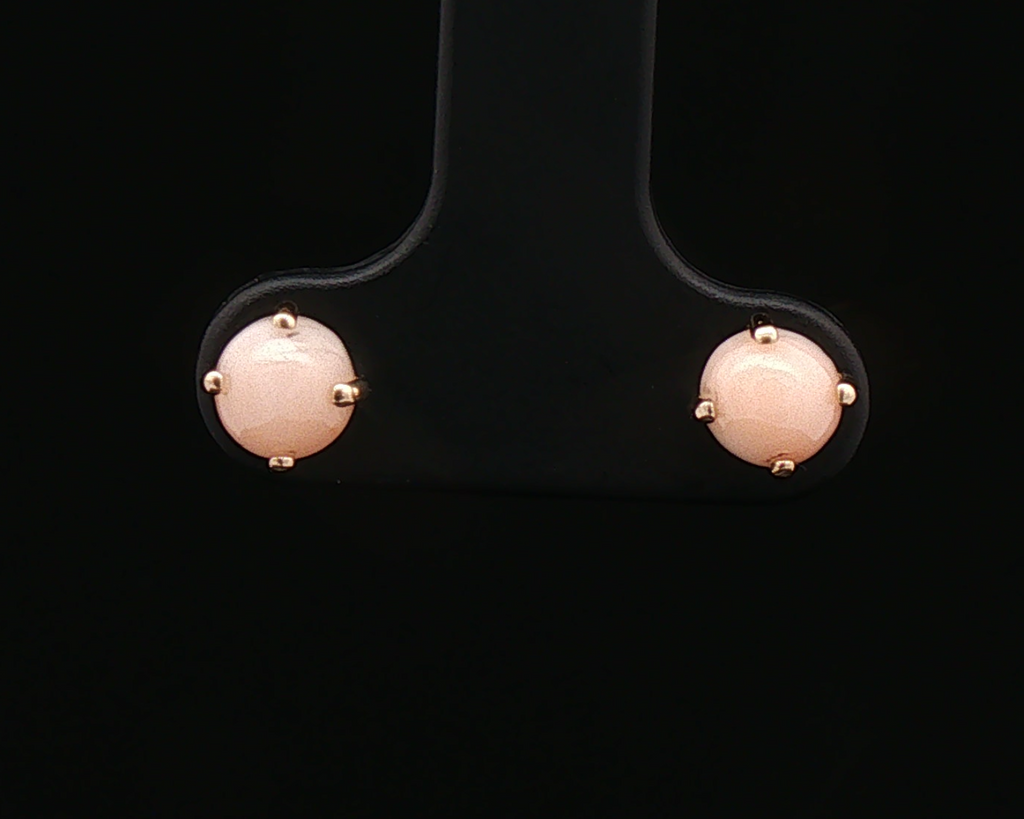 Pink Coral Studs