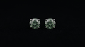 Green Sapphires Studs