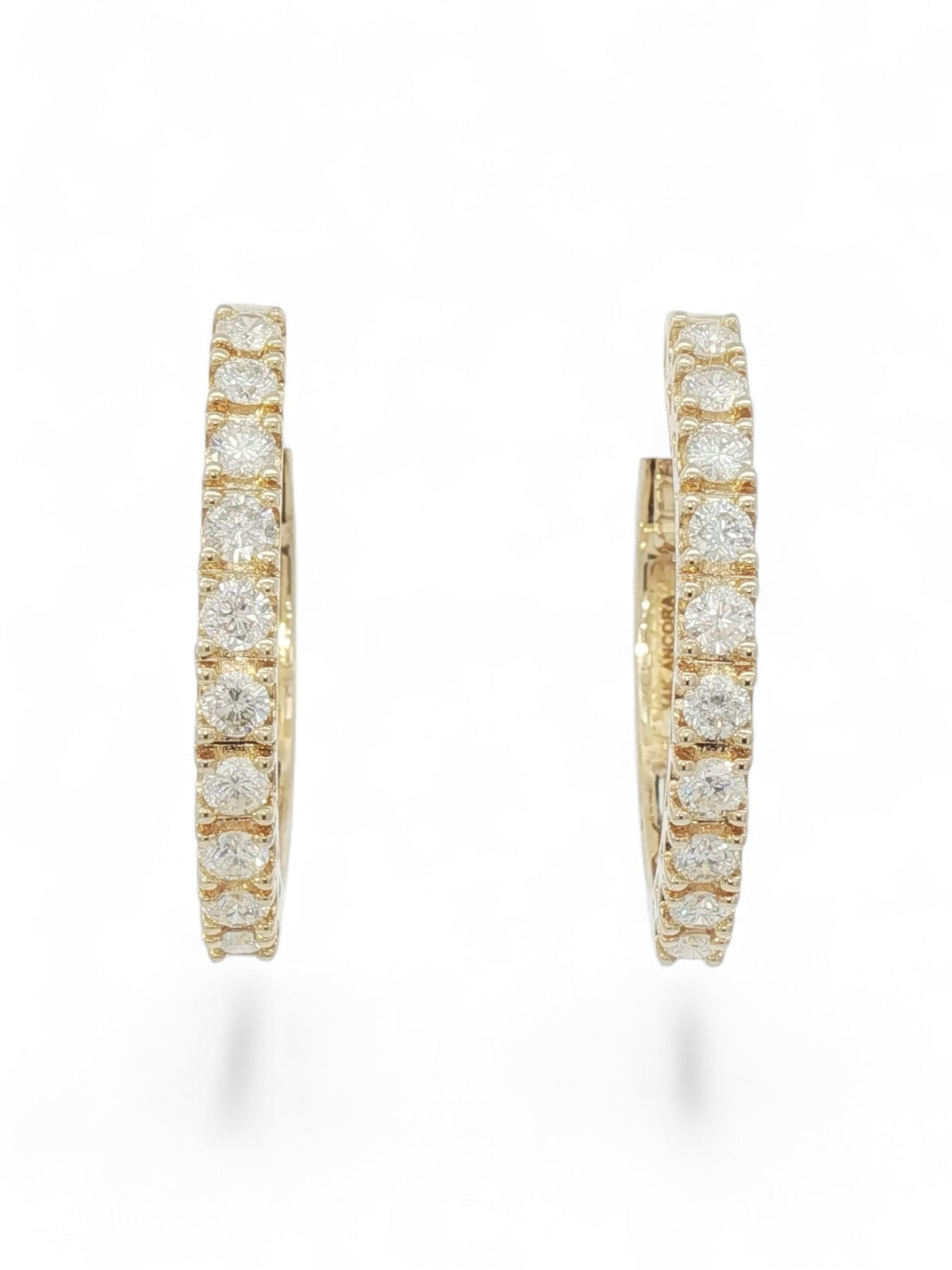 Pavé hoops large