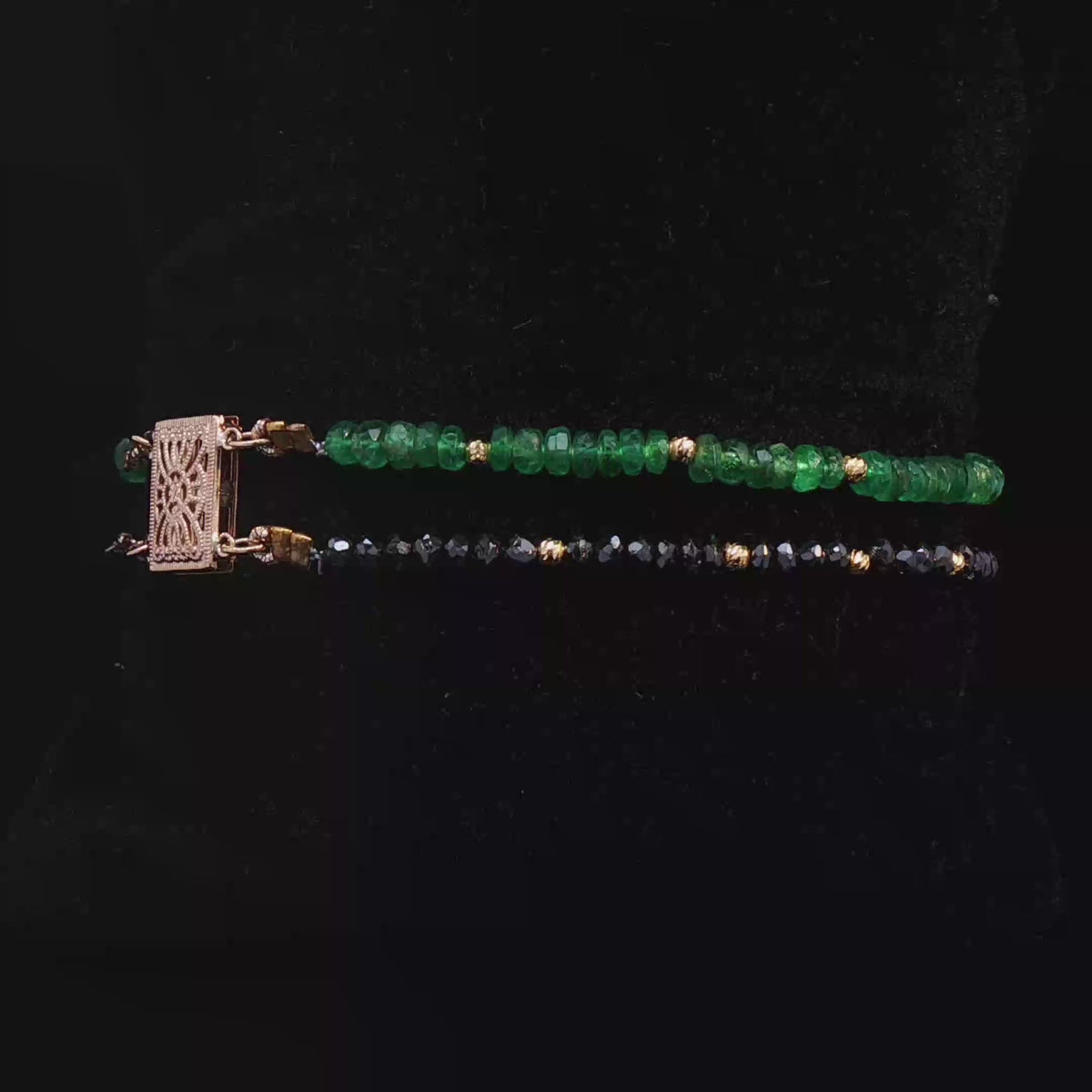 Emerald & Black Diamond